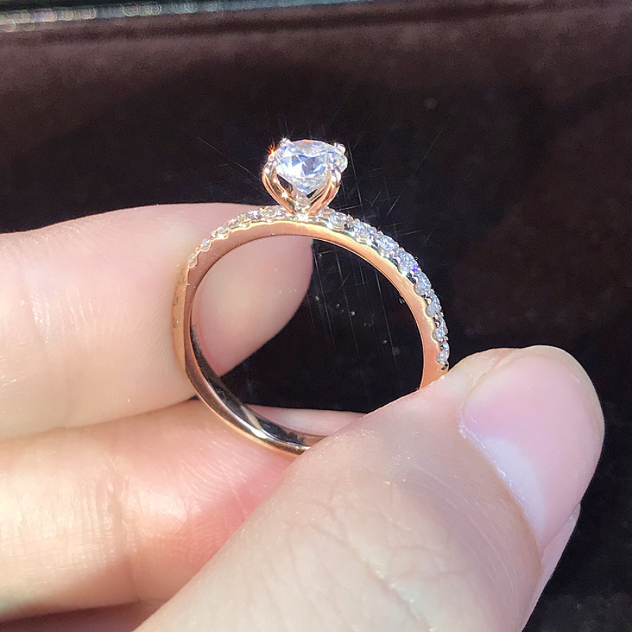 Women's Alloy Imitation Zircon Decorative Ring